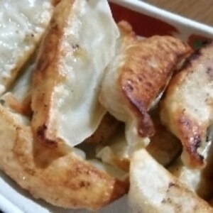 シンプル焼き餃子の焼き